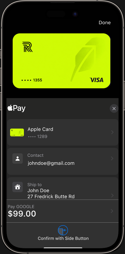 iPhone mockup